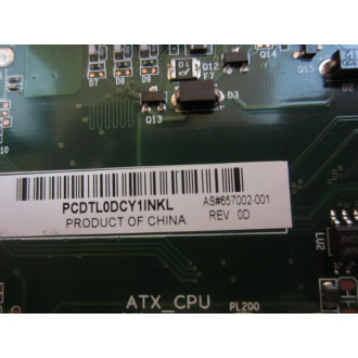 HP 657002-001 MotherBoard WFan - Used