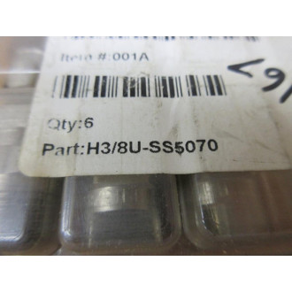 Spraying Systems H38USS-5070 Vee Jet Spray Nozzle H38USS5070 (Pack of 6)