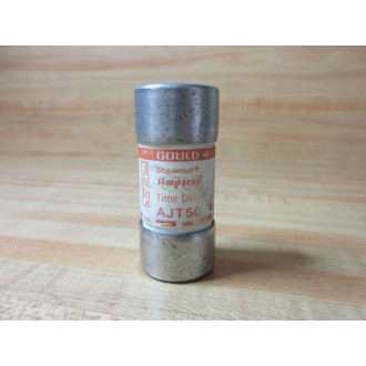 Gould Shawmut Ferraz AJT-50 Fuse Cross Ref  4TAT4 (Pack of 3) - Used