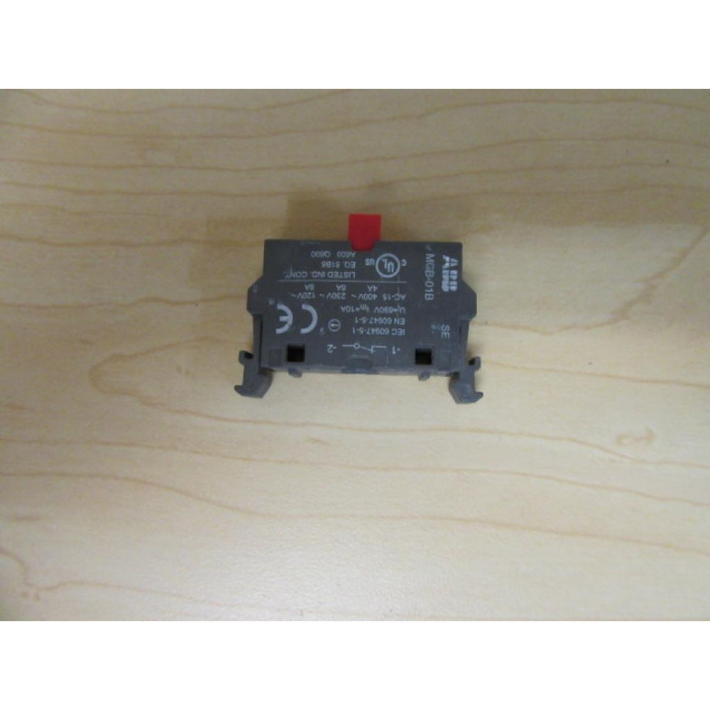 ABB MCB-01B Contact Block - New No Box