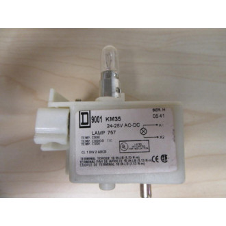 Square D 9001-KM35 Pilot Light Module 9001KM35 Lamp Module Only