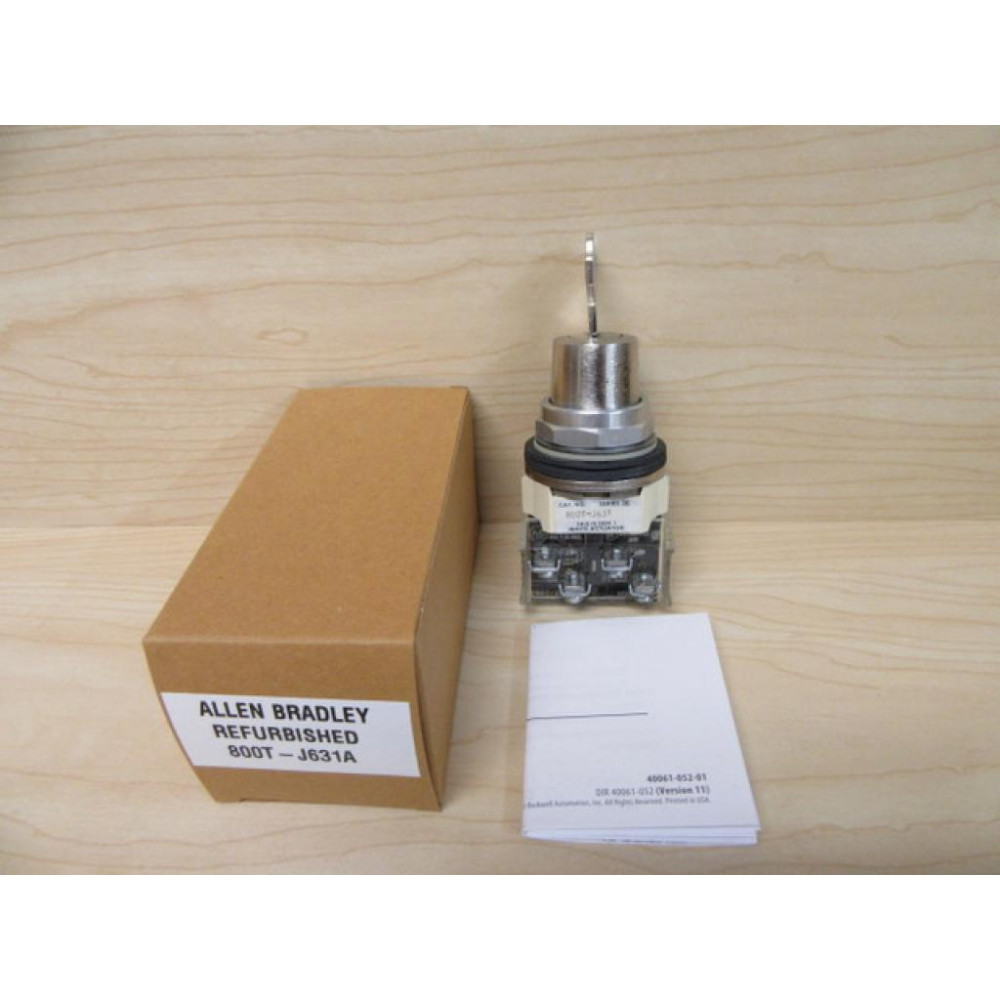 Allen Bradley 800T-J631 Selector Switch W800T-XA Contact - Refurbished