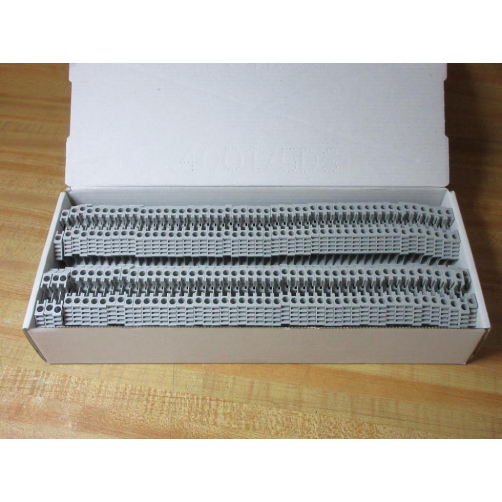 Allen Bradley 1492-J4 Block 1492J4 Gray (Pack of 100)