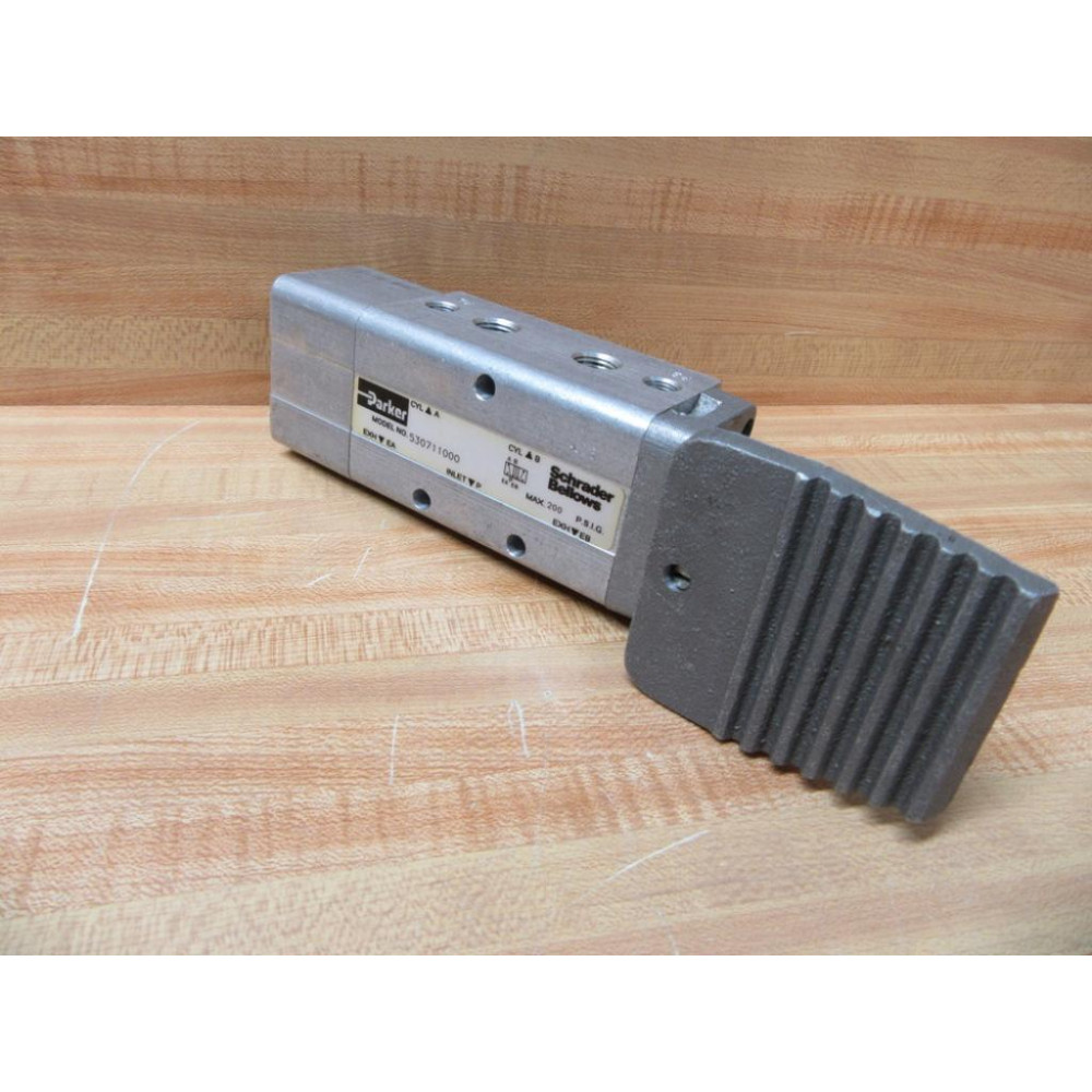 Parker 530711000 Schrader Bellows Air Control Valve - New No Box Parker 530711000 Schrader Bellows Air Control Valve - New No Box