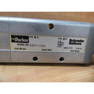 Parker 530711000 Schrader Bellows Air Control Valve - New No Box