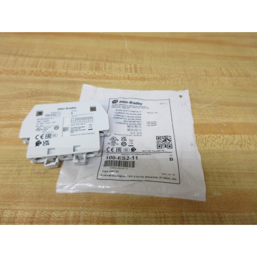 Allen Bradley 100-ES2-11 Auxiliary Contact 100ES211
