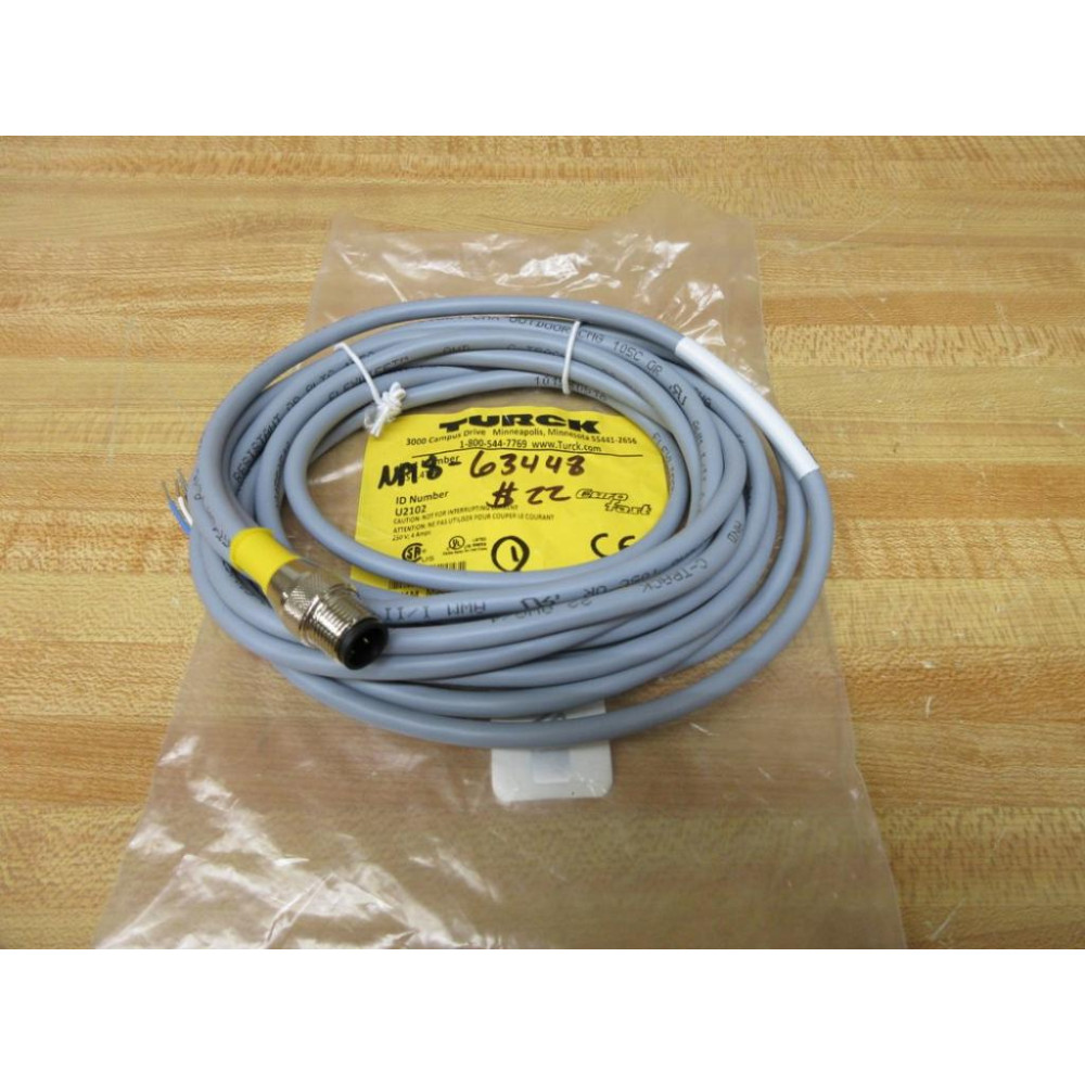 Turck RS 4.4T-4 Single Ended Cordset U2102
