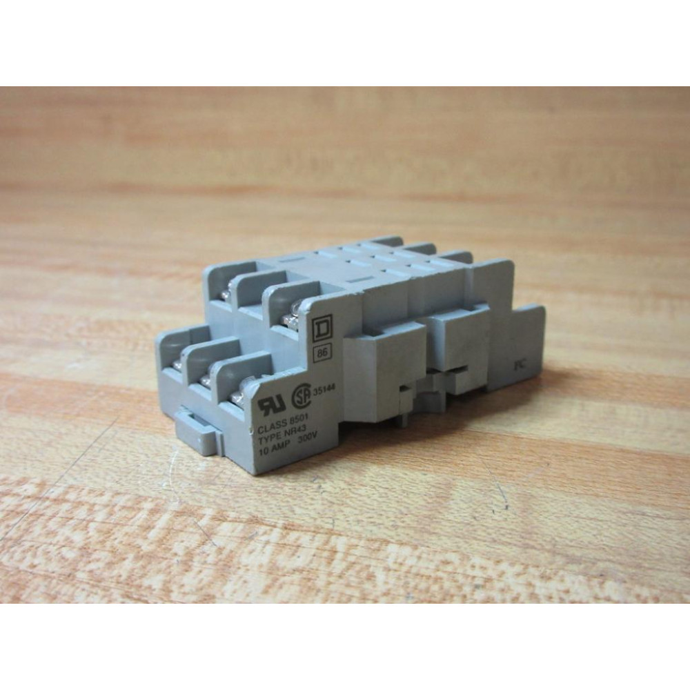 Square D 8501-NR43 Relay Socket 8501NR43 - New No Box