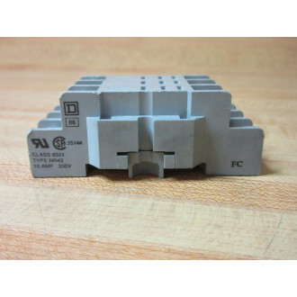 Square D 8501-NR43 Relay Socket 8501NR43 - New No Box