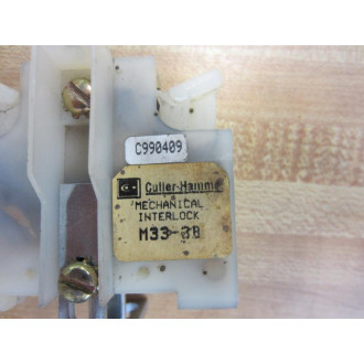 Cutler Hammer M33-3B Mechanical Interlock C990409 - Used