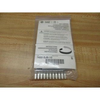 Allen Bradley 1492-SJ6-10 Side Jumpers 1492SJ610 (Pack of 10)
