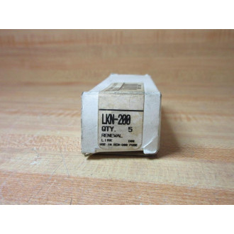 Buss LKN-200 Bussmann Fuse Link Cross Ref 4XH97 (Pack of 5)