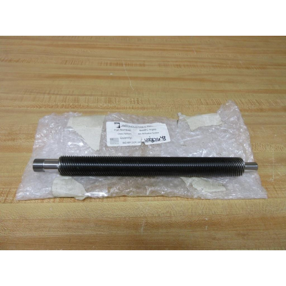 J&B Industries 600FC-11302 Actuator Screw 600FC11302