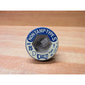 Eagle S-15 Plug Fuse S15 (Pack of 6) - Used