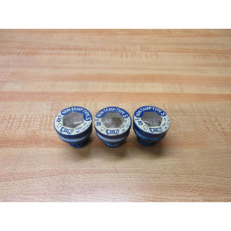 Eagle S-15 Plug Fuse S15 (Pack of 6) - Used
