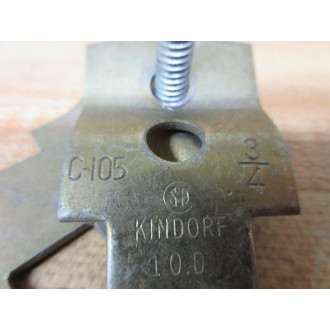 Kindorf C-105-34 Pipe Clamp C10534 (Pack of 9) - New No Box