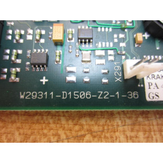 W29311-D1506-Z2-1-36 Circuit Board W29311-D1506-Z1-1-36 - Used