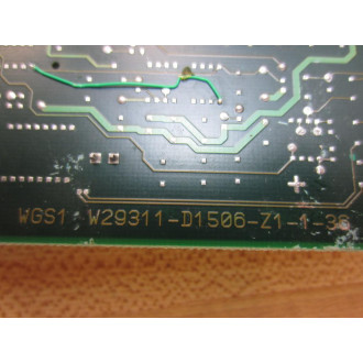 W29311-D1506-Z2-1-36 Circuit Board W29311-D1506-Z1-1-36 - Used