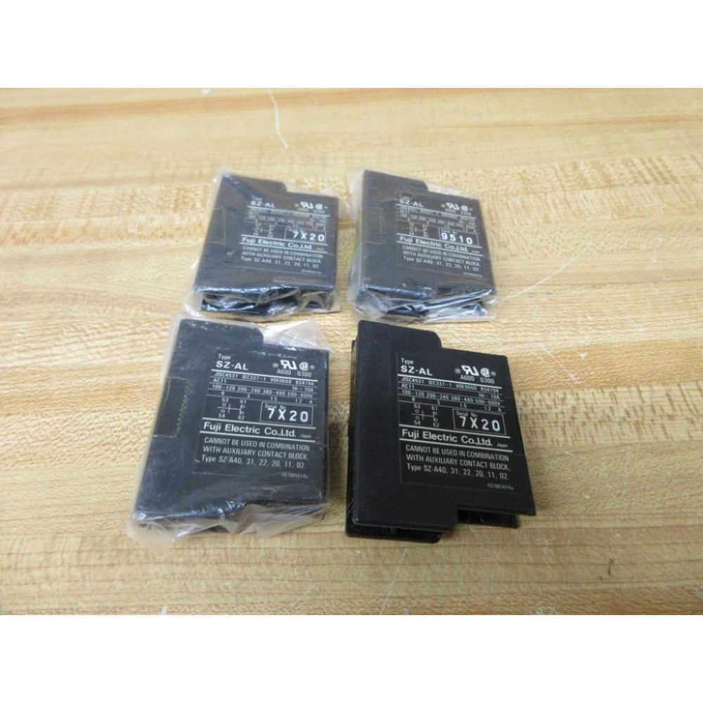 Fuji Electric SZ-AL Auxiliary Contact SZAL (Pack of 4) - New No Box