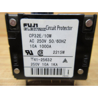 Fuji Electric CP32E10W Circuit Protector CP32E10W 10A 2P - New No Box