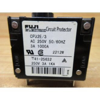 Fuji Electric CP32E3 Circuit Protector CP32E3 3A 2P - New No Box