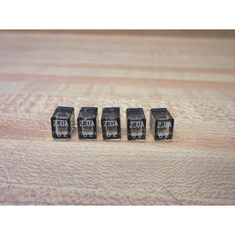 Daito DM20 Micro Fuse 2.0A-62 (Pack of 5) - New No Box