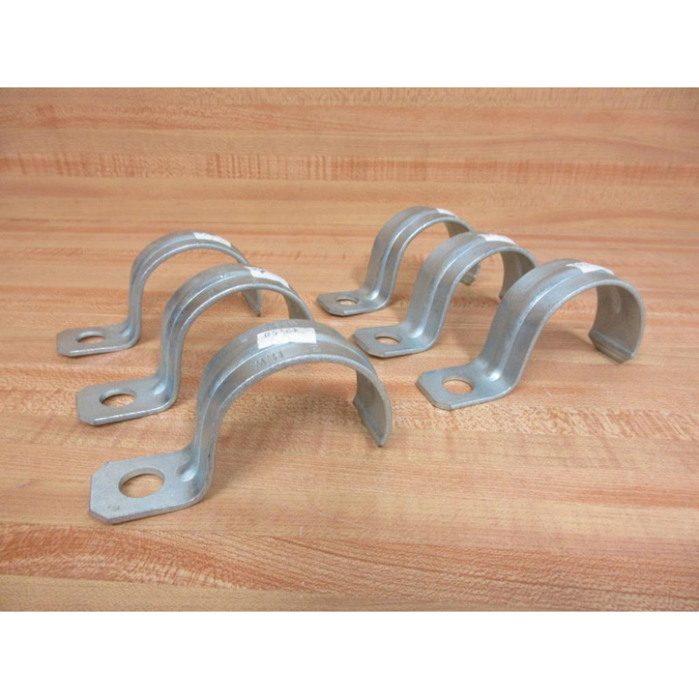 H.W. 2 H.W. Conduit Pipe Strap 2"  2HW (Pack of 6) - New No Box
