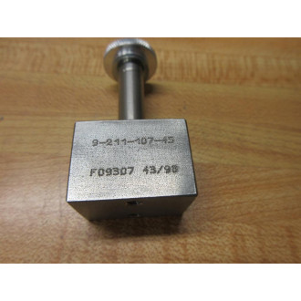 9-211-107-45 Stainless Steel Valve F09307 - New No Box