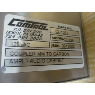 ComTrol CU1591 Amplifier Box CU134 - Used