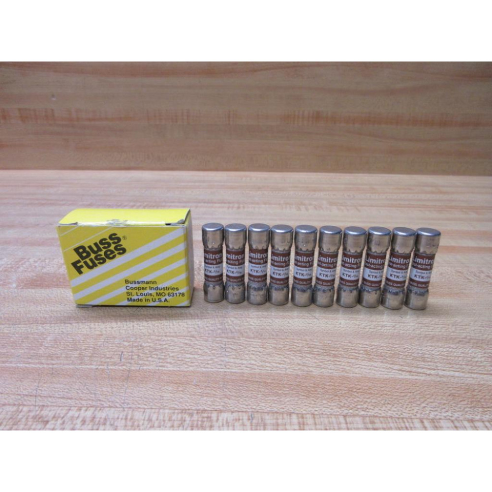 Buss KTK-210 Bussmann Fuse Cross Ref 6F127 (Pack of 10)