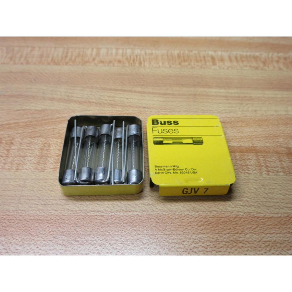 Buss GJV-7 Bussmann Fuse GJV7 Jagged Wire (Pack of 5)