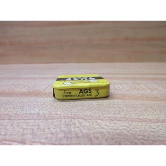 Buss AGS-3 Bussmann Fuse AGS3 Fine Wire Element (Pack of 7)