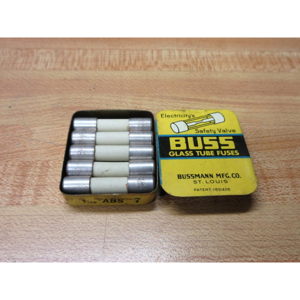 Buss ABS-7 Bussmann Fuse ABS7 White (Pack of 5)