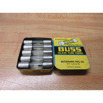 Buss AGS-10 Bussmann Fuse AGS10, 4AG Metal Strip Element (Pack of 10)