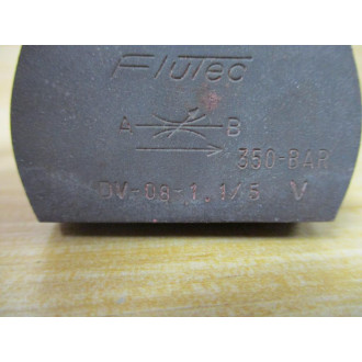 Flutec DV-08-1.15 Flow Control Valve DV08115 - Used