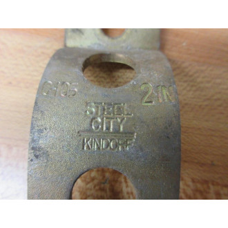 Kindorf C-105-2 Steel City Pipe Clamp C1052 8 Sets WO Hardware (Pack of 8) - New No Box