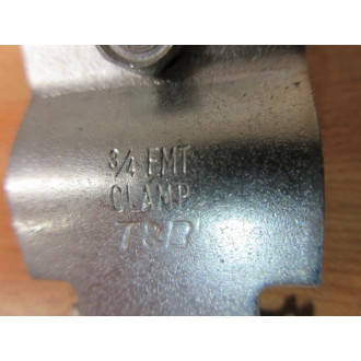 Thomas And Betts 34 EMT Pipe Clamp 34EMT Sets WHardware-Silver Color (Pack of 12) - New No Box