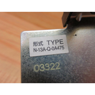 Fuji Electric N-13A-Q-0A475 Disconnect Handle N13AQ0A475 - Used