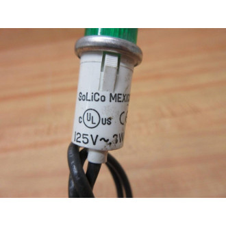 Solico 1218-125V-3W Indicator Light 1218125V3W - Used