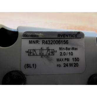 Aventics R432006156 Pneumatic Valve - New No Box