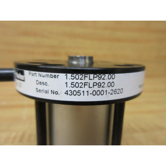Parker 1.502FLP92.00 Compact Pneumatic Cylinder 1502FLP9200 - New No Box