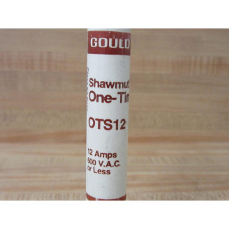 Gould Shawmut Ferraz Mersen OTS12 Tri-Onic Fuse (Pack of 5) - New No Box