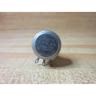 Ohmite CU-2521 Potentiometer 2500-OHM - New No Box