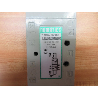 Numatics L22LD452O000000 Air Control Valve - Used
