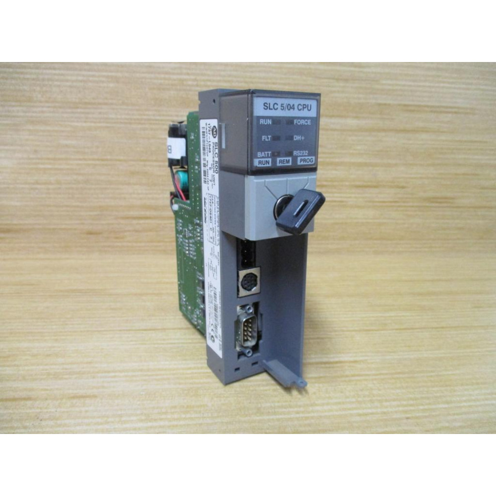 Allen Bradley 1747-L543 Processor Unit 1747L543 Ser. C, Rev. 7, WO Cover - Used