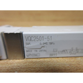SMC VQC2501-51 Solenoid Valve VQC250151 - New No Box