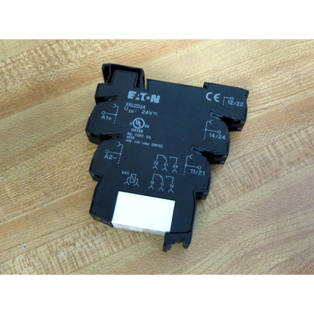 Eaton XRU2D24 Terminal Block Relay 2961192 - New No Box Eaton XRU2D24 Terminal Block Relay 2961192 - New No Box