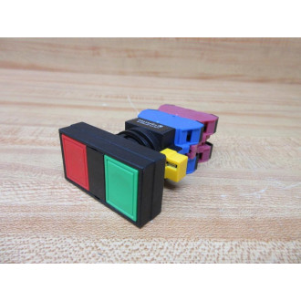IDEC HW7D-B11F1111-GR Dual Switch - New No Box
