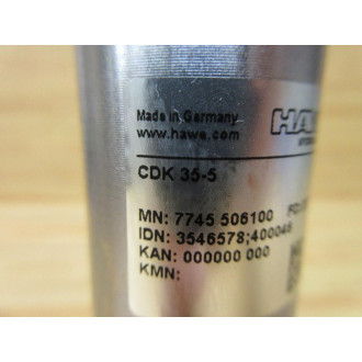 HAWE Hydraulik CDK35-5 Pressure Regulating Valve CDK355 - New No Box