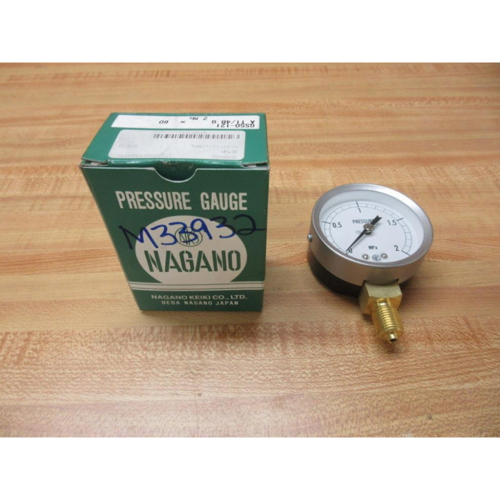 Nagano Keiki GS50-121 Pressure Gauges GS50121